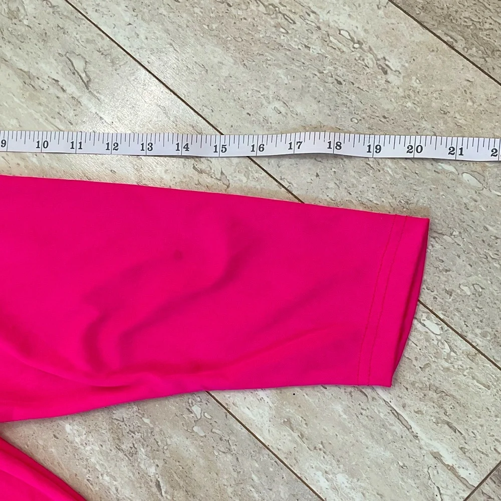 Disney Pink Multicolor Sequin Twirl Dress with Hot Pink Leggings